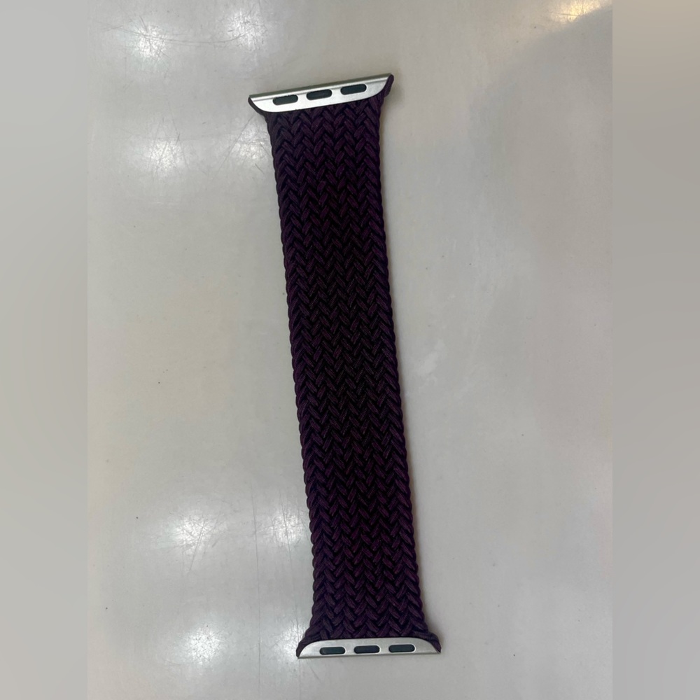 Dark Cherry Apple Watch Braided Solo Loop - size 1